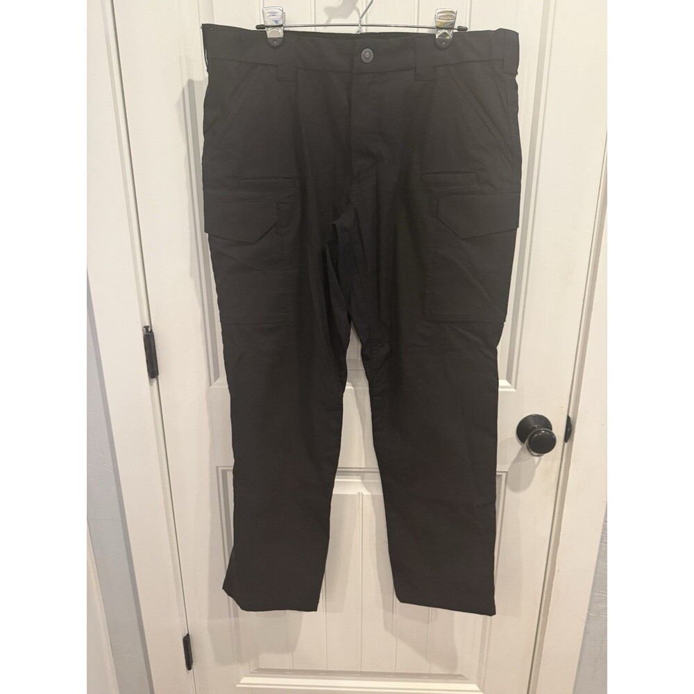 First Tactical Men’s Black Ripstop Cargo Pants Utility Workwear NWOT 38X32